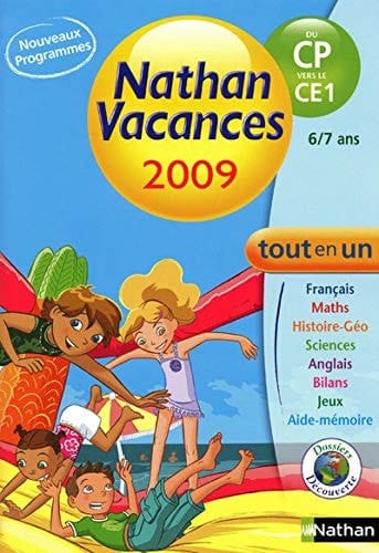 Nathan vacances du CP vers le CE1 Tout en un