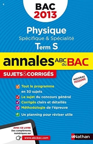 Physique Term S spécifique et spécialité