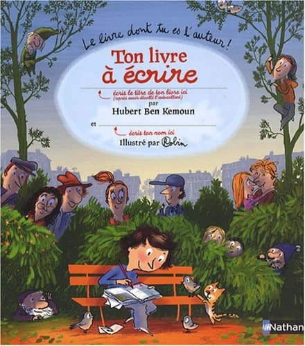 Ton livre à écrire le livre dont tu es l'auteur