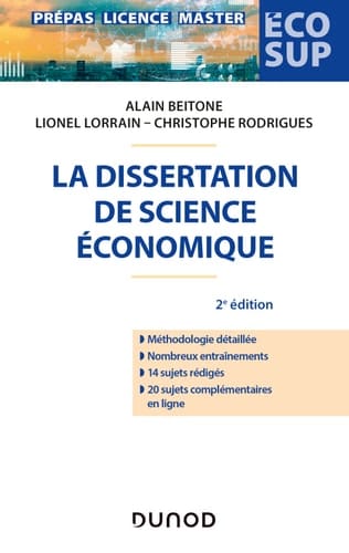 La dissertation de science économique - 2e éd. (Éco Sup) (French Edition)