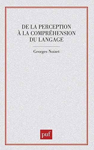 De la perception à comprehens. lang.