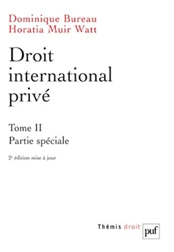 Droit international privé: Partie spéciale