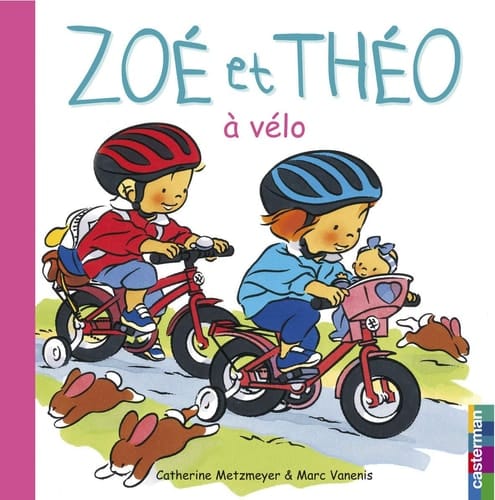 Zoé et Théo à vélo