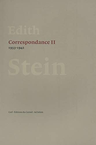 Correspondance Volume 2 (1933-1942)