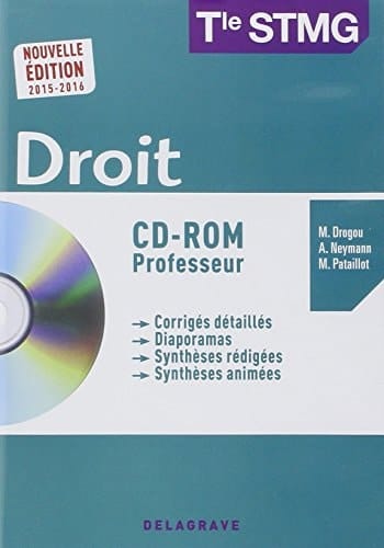 Droit Tle STMG Professeur 2015