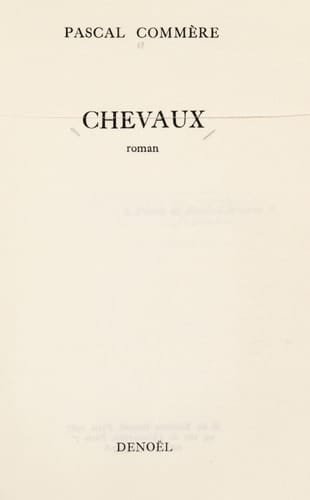 Chevaux roman