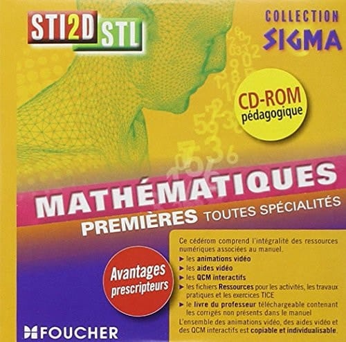 Mathématiques 1re Première Bac STI2D-STL Sigma