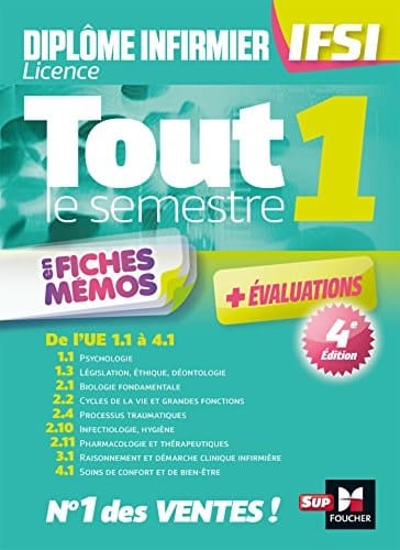 Tout le semestre 1 Diplôme IFSI en fiches mémos