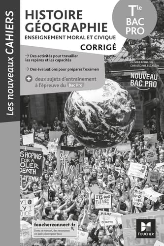 Histoire-géographie-Enseignement Moral et Civique Tle Bac Pro Corrigé