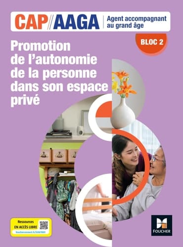 Promotion autonomie de la personne dans son espace privé CAP AAGA Bloc 2