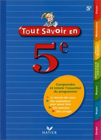 Tout savoir en 5e