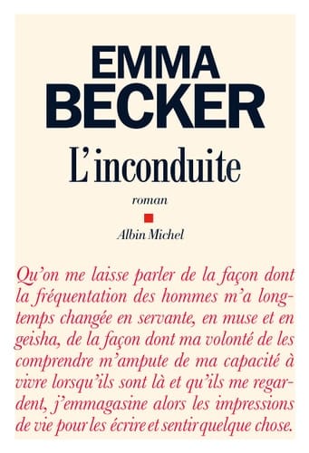 L'inconduite roman