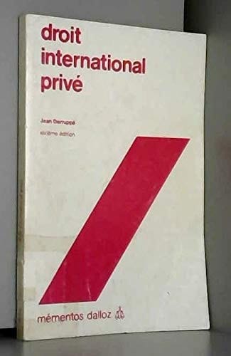 Droit international privé: 4e année