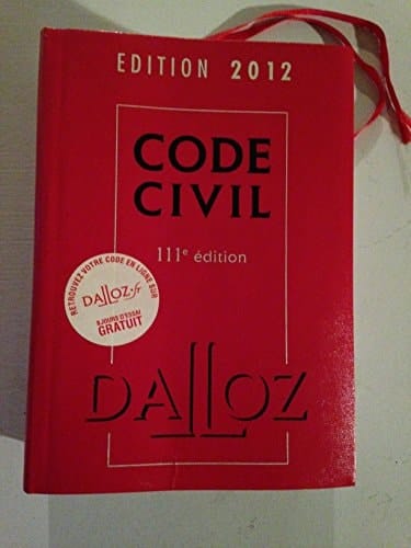 Code civil édition 2012