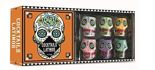 Coffret cocktails latinos Le livre de 70 recettes de cocktails avec 6 verres à shot