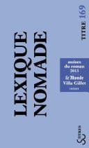 Lexique nomade 2013