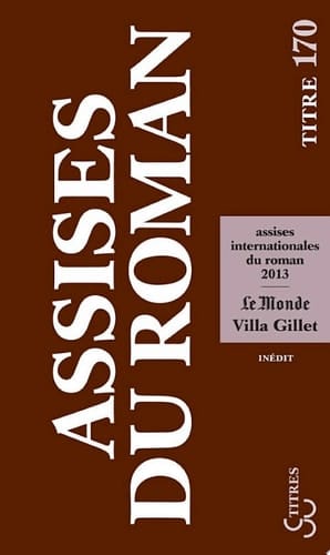 Assises du roman 2013
