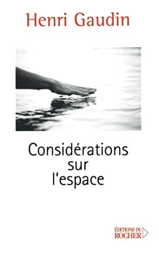 Considérations sur l'espace