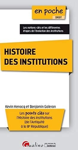 Histoire des institutions