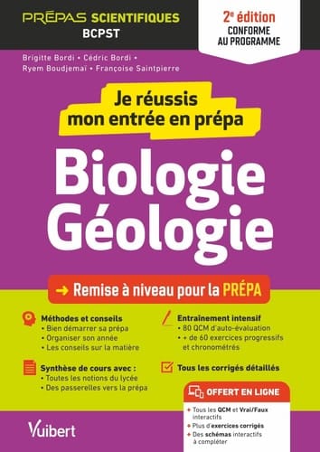 Je réussis mon entrée en prépa biologie-géologie BCPST