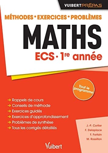 Maths ECS 1re année