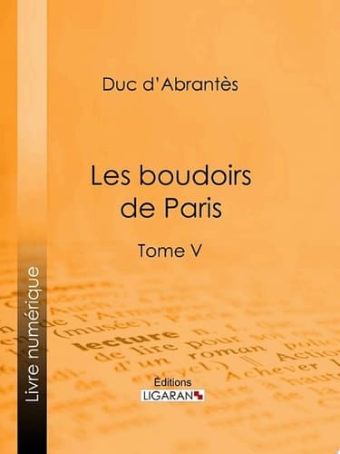 Les Boudoirs de Paris Tome V