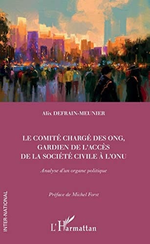 Le comité chargé des ONG, gardien de l'accès de la société civile à l'ONU analyse d'un organe politique