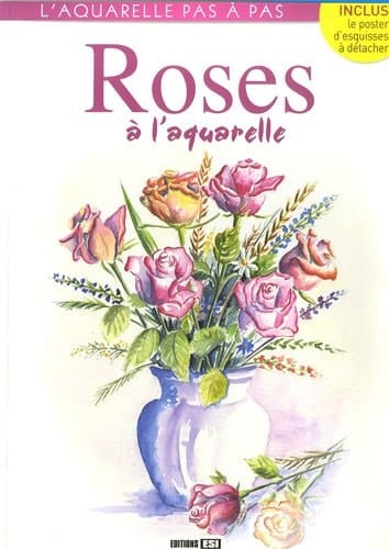 Roses à l'aquarelle
