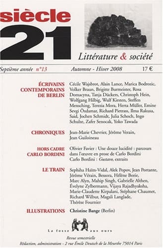 Ecrivains contemporains de Berlin