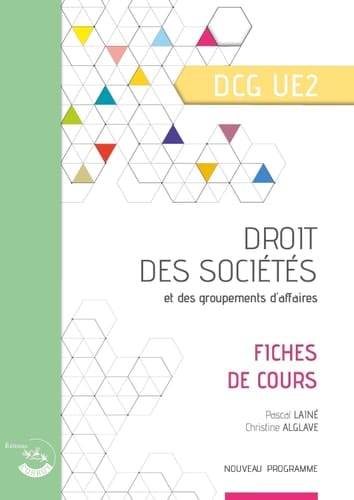 Droit des sociétés et des groupements d'affaires DCG UE2 Fiches de cours