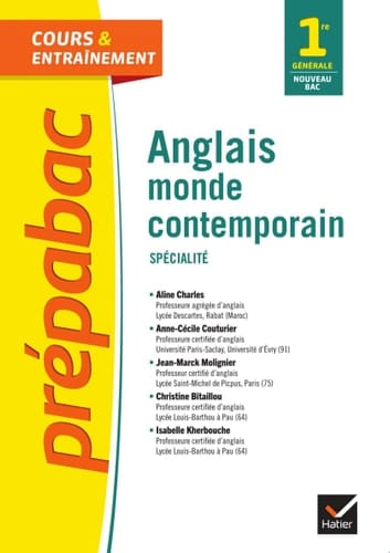Prépabac AMC (Anglais monde contemporain) 1re générale (spécialité)