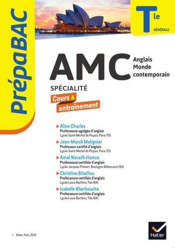 Prépabac - AMC (Anglais monde contemporain) Tle générale (spécialité) - Bac 2026