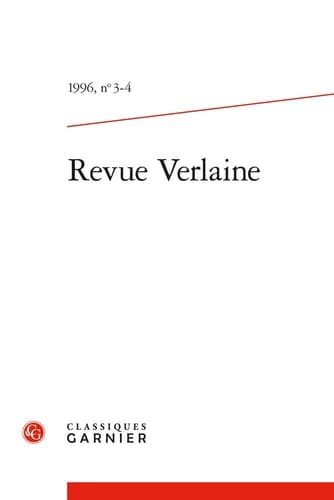 Revue Verlaine, 1996, 3-4