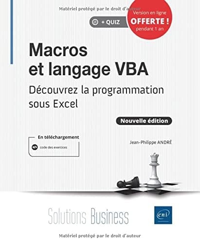 Macros et langage VBA Découvrez la programmation sous Excel