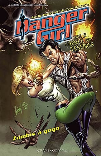 Danger Girl face à l'Armée des Ténèbres Zombis à gogo