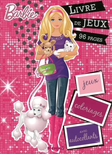 Livre de jeux Barbie