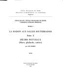 Fouilles de l'École française de Rome à Bolsena (Poggio Moscini). La Maison aux salles souterraines. Décors picturaux(Murs, plafonds, voûtes). Illustrations