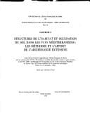 Structures de l'habitat et occupation du sol dans les pays méditerranéens - les méthodes et l'apport de l'archéologie extensive (COLLECTION DE L)