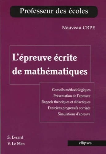 L'épreuve écrite de mathématiques