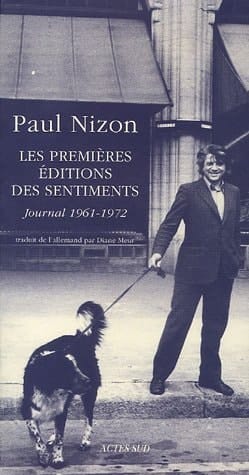 Les premières éditions des sentiments journal 1961 - 1972