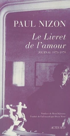 Le livret de l'amour journal 1973-1979