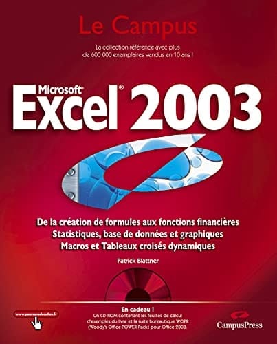 Excel 2003 de la création de formules aux fonctions financières : statistiques, base de données et graphiques, macros et tableaux croisés dynamiques
