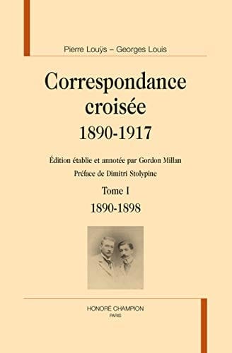 Correspondance croisée, 1890-1917: 1899-1905