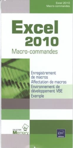 Excel 2010 Macro-commandes