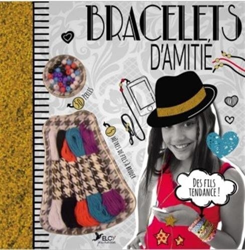 Bracelets de l'amitié Avec 50 perles et 5 mètres de fils à broder