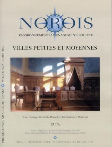 Les villes petites et moyennes et leurs acteurs regards de chercheurs