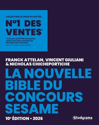La nouvelle bible du concours SESAME: 2026