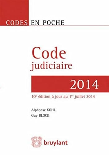 Code judiciaire 2014