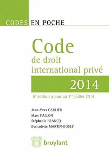 Code de droit international privé
