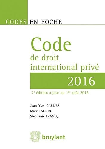 Code de droit international privé